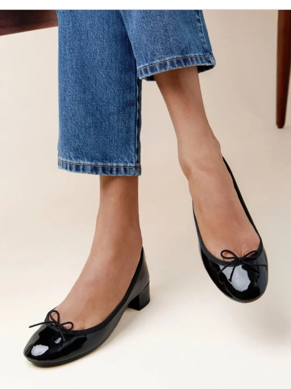 New with box and tags! Repetto Camille Black Patent Ballet Flats